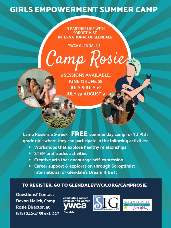 Camp Rosie 2019 Flyer